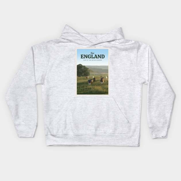 Visit England Kids Hoodie by Mercury Club